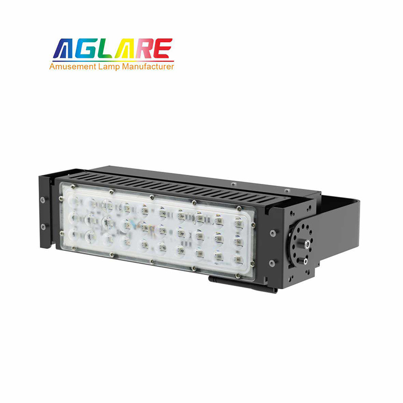 LED彩色投光灯 带？50W变色RGB泛光灯