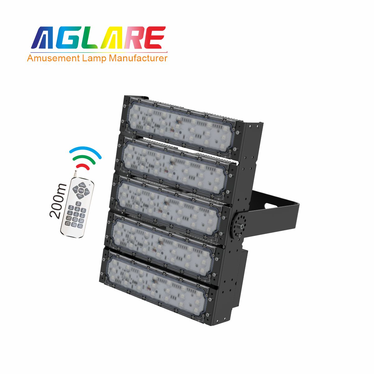 250W LED彩色投光灯RGB景观灯户表射灯带？仄