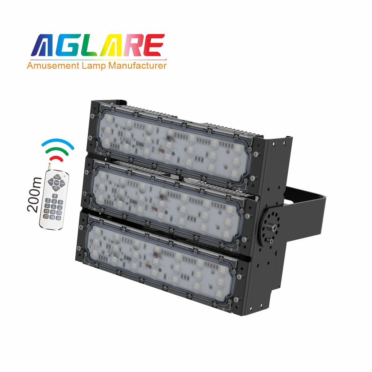 150W LED彩色泛光灯投光灯,变色户表射灯带？仄
