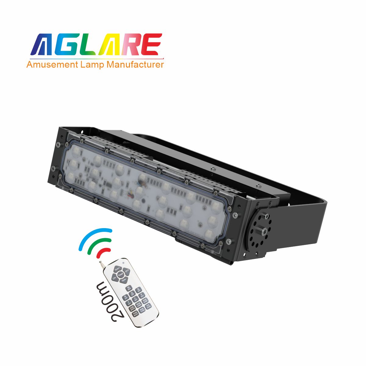 50W LED彩色投光灯带？仄