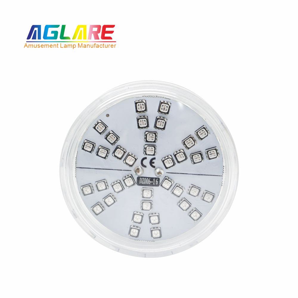 60mm RGB LED游乐场灯1-16自动法式旋转成效- AC24V， 42led