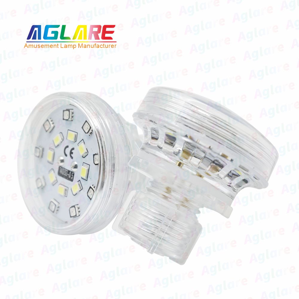 DW002法式1-16，AC24V 38mm RGB+W LED灯用于游乐设施